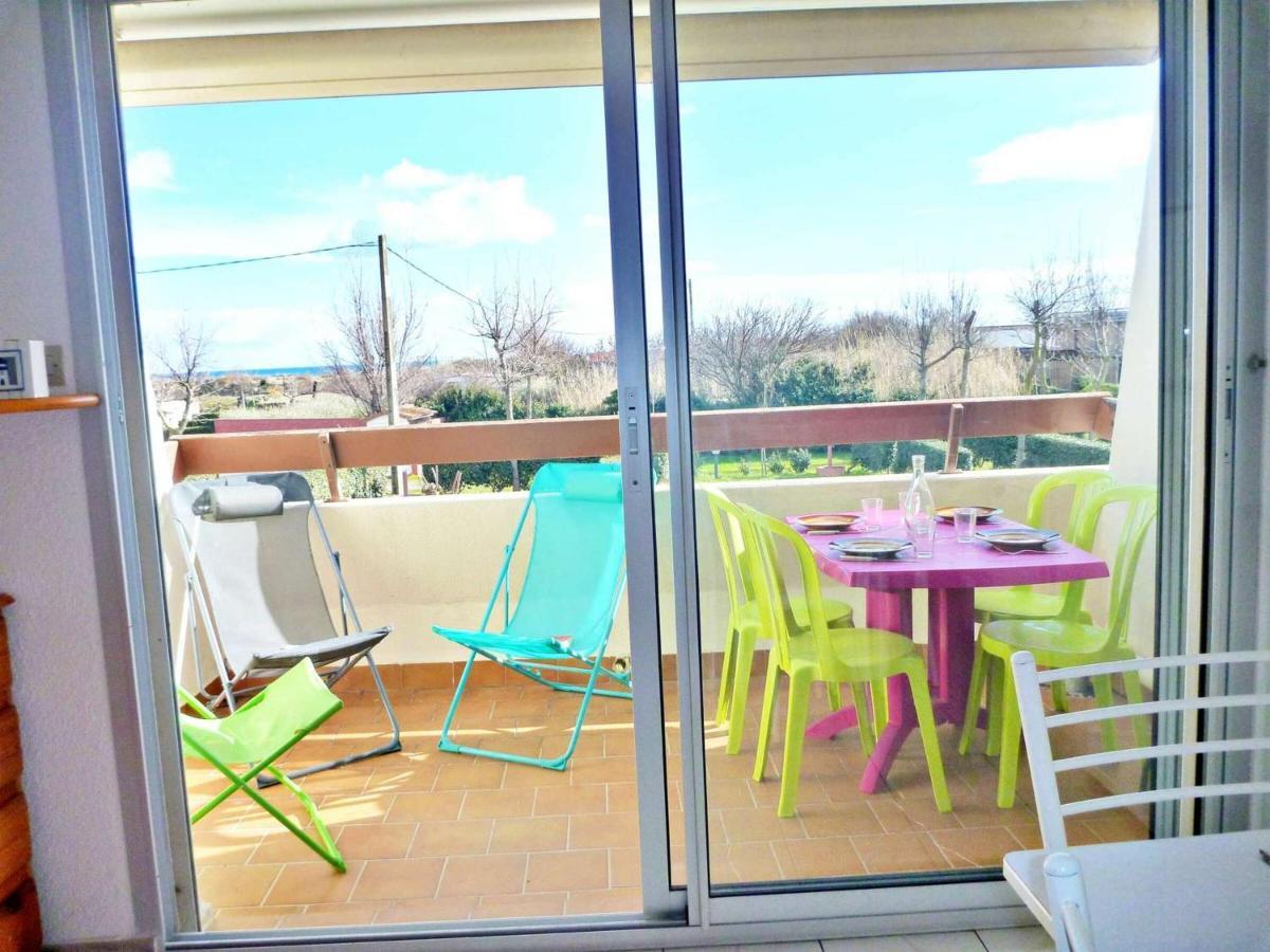 Studio Cabine Cosy Avec Terrasse, Acces Direct Plage Et Parking Prive, 2-4 Pers, Animaux Ok - Fr-1-387-139 Marseillan  Exterior photo